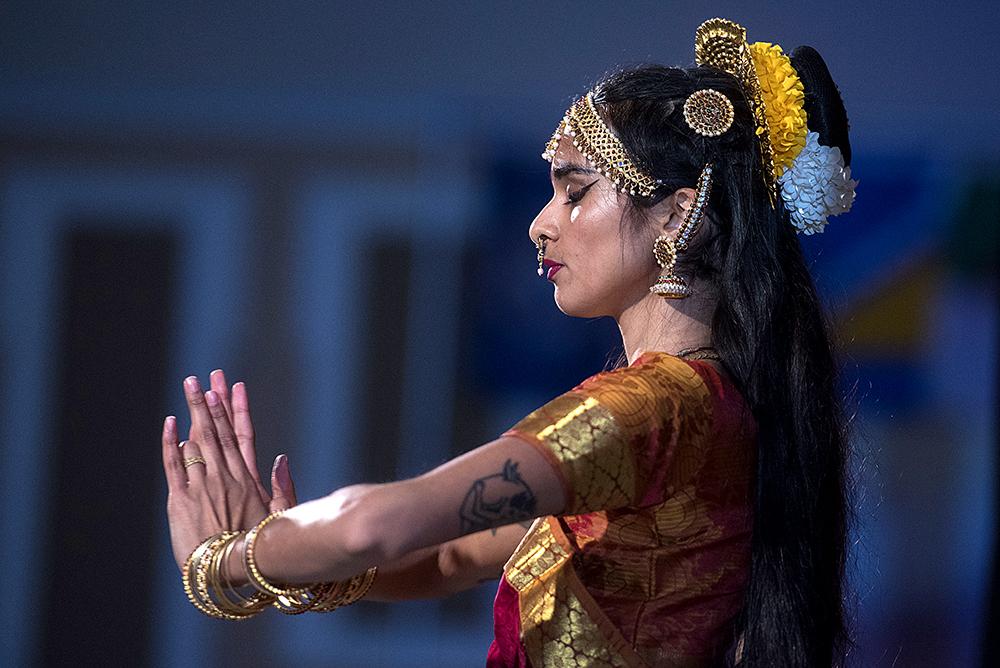 A performance at the International Student Union dinner